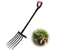 VEVOR FT105-5 - Fourche à bêcher 5 dents 105 cm - Poignée en Y antidérapante