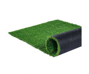 VEVOR Gazon Artificiel 153x305 cm Pelouse Synthétique Extérieur Intérieur Brins d'Herbe 35 mm Facile à Nettoyer Trous de Drainage Décoration pour Jardin, Cours de Récréation, Maison, Tapis de Chien