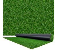 VEVOR Gazon Synthétique 304,8x198,12 cm, Tapis Gazon Artificiel, Hauteur de Fibre 3,5 cm, Rouleau de Pelouse Artificielle avec Trous de Drainage, pour Terrasse, Balcon, Jardin, Intérieur et Extérieur