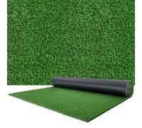VEVOR Gazon Synthétique 304,8x91,44 cm, Tapis Gazon Artificiel, Rouleau de Pelouse Artificielle, Hauteur de Fibre 1,5 cm, avec Trous de Drainage, pour Jardin, Terrasse, Balcon, Intérieur, Extérieur