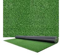 VEVOR Gazon Synthétique 365,76x213,36 cm, Tapis Gazon Artificiel, Rouleau de Pelouse Artificielle, Hauteur de Fibre 1,5 cm, avec Trous de Drainage, pour Terrasse, Jardin, Balcon, Intérieur, Extérieur