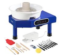 VEVOR GCJX-006 - 25 cm - 350 W - 60-300 tr/min - Pédale de commande - Cuvette amovible - Écran LCD - Kit d’outils