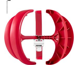 VEVOR Générateur d'éolienne 100 W Générateur de vent vertical, 11 m / s Contrôleur intégré, Éolienne avec régulateur de charge 5 pales Générateur d'éolienne, Générateur d'éolienne pour complément d'él
