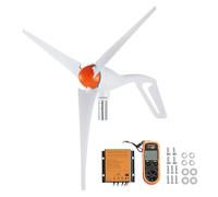 VEVOR Générateur d'éolienne 500 W avec anémomètre, kit d'éolienne 12 V, générateur d'énergie éolienne à 3 pales, contrôleur MPPT et direction du vent réglable, adapté pour la maison, la ferme, les cam