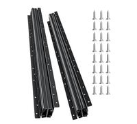 VEVOR Glissières de Tiroir sous Escalier, 800 mm, Coulisses de Tiroir à Roulement à Billes à Extension Complète, Capacité de Charge 117 kg, Rails d'Armoire Inférieur Robustes, pour Bricolage, Noir