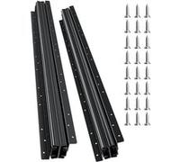 VEVOR Glissières de Tiroir Sous Escalier à Billes à Extension Complète 80cm Capacité 117KG