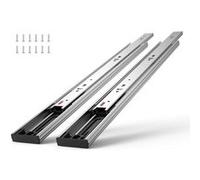 VEVOR Glissières Tiroir à Billes 10 Paires en Acier Douce Capacité 45kg pour Armoire 36cm