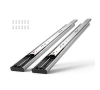 VEVOR Glissières Tiroir à Billes 6 Paires Économique Montage Latéral Capacité 45kg 36cm