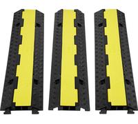 VEVOR Goulottes de câbles 3pcs. 2 canaux Pont de câbles Protection anti-collision Rampe de câbles