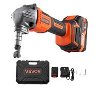 VEVOR Grignoteuse à tôle sans fil – 20 V 4000 mAh, moteur sans balais 2200 tr/min, mallette