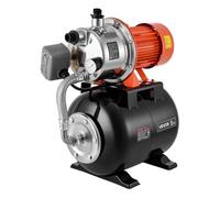 VEVOR Groupe de Surpression 1176 W 19 L Pompe avec Réservoir de Pression pour Puits Peu Profonds Jardin et Pelouse, 5000 L/h, Tête de Pompe Acier Inox, avec Surpresseur Auto, Pressostat 1,4-2,8 bar