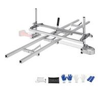 VEVOR Gruminette Moulin à Scie à Chaîne de 355-914 mm Scierie Mobile et Guidage de Scie à Rail pour Tronçonneuse en Aluminium 274 cm Portable Sciage de Planches de Bois pour Menuisiers Charpentiers