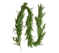 VEVOR Guirlande de Noël, 2,7 m, Guirlande de Pin Norfolk Artificiel, Décoration de Noël Verte, pour Intérieur, Extérieur, sur Table, Manteau de Cheminées, Cheminées, à Suspendre, à Poser, Couronnes