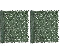VEVOR Haie Artificielle 150x249 cm Brise Vue Clôture de Lierre Artificiel Intimité Support en Tissu Maillé et Joint Renforcé Déco Fausses Feuilles pour Jardin, Extérieur, Cour, Balcon, Terrasse, Patio