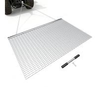 VEVOR Herse à Chaîne 152,5x91,4 cm Herse Traînée à Chaîne en Acier Galvanisé pour Nivellement Prairie Ornières des Allées de Gravier et des Champs, Compatible avec Remorquage de Tracteurs, VTT, Quads