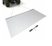 VEVOR Herse à Chaîne 183x91,4 cm Herse Traînée à Chaîne en Acier Galvanisé pour Nivellement Prairie Ornières des Allées de Gravier et des Champs, Compatible avec Remorquage de Tracteurs, VTT, Quads