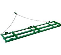 VEVOR herse de prairie, 2435x500x100 mm, herse de prairie pour véhicules tout terrain, UTV, tracteurs, tondeuses à gazon, outil de remorquage pour la ferme
