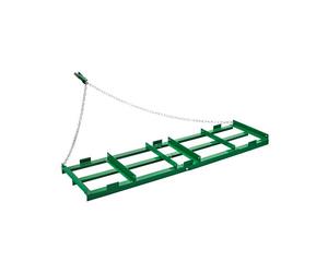 VEVOR Herse Traînée 1830 x 500 mm Râteau Niveleur Remorquable d'Allée avec Barres et Chaîne 1830 mm, Niveleuse d'Allée de Gravier, Outil de Nivellement, pour VTT, UTV, Tracteur de Pelouse de Jardin