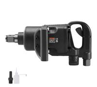 VEVOR hoc Pneumatique Entrainement Carré 1,27 cm hocs Air Comprime 3701 Nm 6000 tr/min Aluminium avec Connecteur Rapide d'Air Pot d'Huile pour Réparations Automobiles Lourdes Mécaniciens