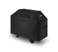 VEVOR Housse de barbecue 1320 mm, bâche de protection barbecue extérieur, imperméable, résistante aux intempéries polyester 600D robuste facile à mettre et enlever, avec sangles auto-agrippantes, noir