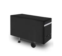 VEVOR Housse de barbecue, 1690 mm, bâche de protection barbecue extérieur, imperméable, résistante aux intempéries, polyester 600D robuste, facile à mettre et à enlever, avec boucles sécurisées, noir