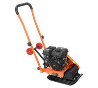 VEVOR Plaque Vibrante Thermique 8 kN Compacteur à Plaque Vibrante Essence 2 hp pour Pavages, Aménagement Paysager, Asphalte, Fondations, Compactages de Sol, 5250 VPM, Zone de Compactage 41x31,5 cm