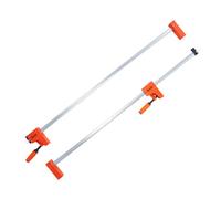 VEVOR Jeu de 2 Serre-Joints à Libération Rapide 145 cm, Serrage Parallèle, avec Limite de Charge 499 kg, Pression Uniforme, en Plastique et Acier au Carbone, pour Charpentier Menuisier Métallurgie