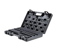 VEVOR Jeu de Douilles à Choc 1/2" Jeu de 29 Douilles à Impact Métriques 6 Pans en Acier Allié CR-Mo Dureté HRC 42-48 Solide Repère de Taille Facile avec Mallette de Transport pour Réparation Auto