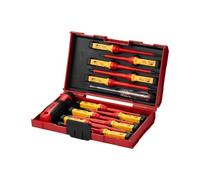 VEVOR Jeu de Tournevis Isolés 13 Pièces, Ensemble d'Outils Isolés pour Électriciens Professionnel 1000 V, avec Embouts Magnétiques et Mallette Durable, pour Réparations Ménagères et Automobiles