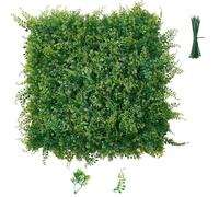 VEVOR Mur Végétal Artificiel 50,8x50,8 cm Haie Artificielle Lot de 12 Panneaux de Verdure Artificielle Brise Vue de Balcon pour Décoration, Mariage, Intérieur et Extérieur, Clôture de Jardin, Terrasse