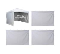 VEVOR KDPJ-001 - Blanc - Lot de 3 parois latérales 3x2 m