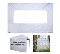 VEVOR Paroi latérale de tonnelle 3x2 m – Panneau imperméable, coupe-vent, blanc