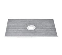 VEVOR Kit de bordure de douche, 1524 x 965 mm kit de cuvette de douche drain central, installation de douche EPS légers 2 chiffons imperméables, bâtons de pente de cuvette de douche pour salle de bain