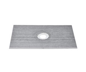 VEVOR Kit de bordure de douche, 1524 x 965 mm kit de cuvette de douche drain central, installation de douche EPS légers 2 chiffons imperméables, bâtons de pente de cuvette de douche pour salle de bain