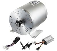 VEVOR Kit de moteur électrique à courant continu sans balais de 1800 W, moteur sans balais à grande vitesse de 48 V avec régulateur de vitesse de 38 A et kit de câble de pédale d'accélérateur pour sco