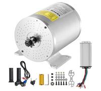 VEVOR Kit de moteur électrique sans balais, 2000 W, moteur électrique CC pour karts, 48 V 4300 tr/min, avec contrôleur de vitesse et kit de poignée d'accélérateur, pour vélo électrique, moto, scooter