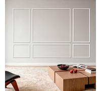 VEVOR Kit de moulures murales, lot de 3, 78,99/80,01/60,96/90,93 cm Moulures en polystyrène pouvant être peintes, moulures murales, moulures décoratives pour murs, frises pour salon, chambre à coucher