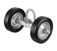 VEVOR Kit de portail coulissant de 146 mm, kit de quincaillerie pour portail roulant, roulettes universelles, rouleau de guidage robuste pour portail coulissant et portes roulantes, 272 kg, noir