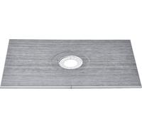 VEVOR Kit de rebord de douche, 1524 x 965 x 28 mm, grand kit de receveur de douche avec écoulement central, kit d'installation de douche léger en EPS avec 2 chiffons étanches, barres d'inclinaison de 