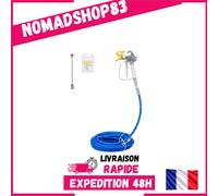 VEVOR Kit Pistolet et Tuyau Pulvérisateur Sans Air 15,24 m 3600 PSI