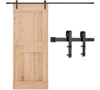 VEVOR Kit Quincaillerie De Porte Grange Coulissante Simple Rail Durable Et Rouleau J 300cm