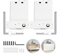 VEVOR Kit Quincaillerie pour Mécanisme à Ressorts de Lit Murphy pour Lit Double Blanc