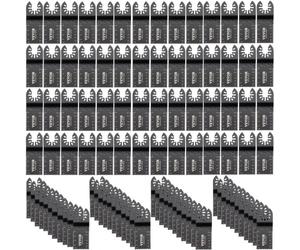 VEVOR Kit Scie à Outil Oscillant 45 - 47 HRC Lame Outil Multifonction Oscillante Lame de Scie de 34,92 mm Lame de Scie Oscillante 100 PCS Coupe Précise et Rapide pour Faciliter le Processus de Coupe