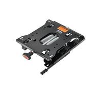 VEVOR Kit Suspension de Siège de Chariot Élévateur Universel, 46x32,5x9 cm, Suspension de Siège de Tracteur avec Glissière, Réglable de l'Avant vers l'Arrière 150 mm, pour Chargeur, Tondeuse à Gazon