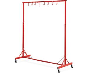 VEVOR KSQJPQJ - Rouge / 30 kg / 8 crochets / 4 roues pivotantes
