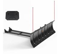 VEVOR Lame à Neige Réglable 109,2/152,4 cm Lame de Déneigement Universelle pour la Plupart des Quads et UTV, Hauteur et Orientation Gauche-Droite Réglables, 3 Options de Montage, en Acier au Carbone