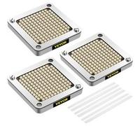 VEVOR Lame de Rechange Bloc de Poussée Accessoires pour Coupe-frites 0,635cm 3PCs Argent et Jaune