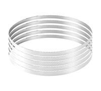 VEVOR Lame de Scie à Ruban 3810x19x0,5 mm 4 TPI Dents Affûtées Trempées 18 HRC Acier au Carbone Haute Résistance Lame Remplacement Compatible Principales Marques de Scies à Ruban pour Travail du Bois