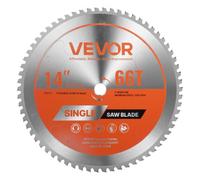 VEVOR Lame de scie circulaire Ø 355 mm – 66 dents, alliage, arbre 25,4 mm, pour aluminium et acier
