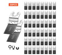 VEVOR Lame Scie Oscillante Outil Multifonction Lot de 50 Bimétal Universelle
